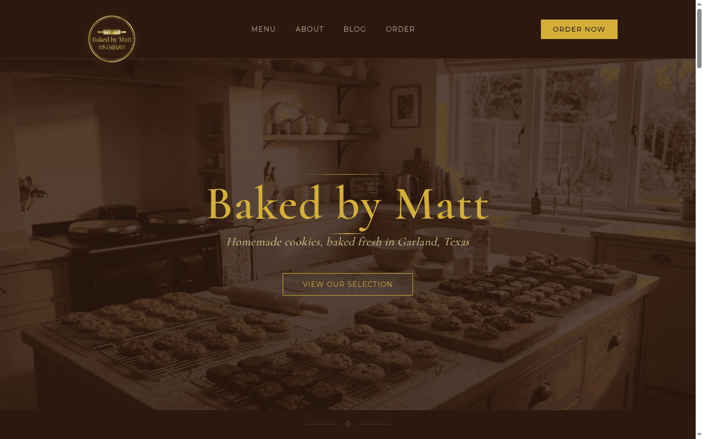 Matt’s Bakes — live site